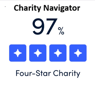 Charity Navigator 97% Four-Star Charity